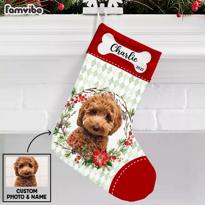 Personalized Dog Christmas Photo Stocking OB112 85O53 1