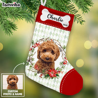 Personalized Dog Christmas Photo Stocking OB112 85O53 thumb 1