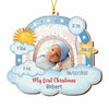 Personalized Baby First Christmas Photo Ornament OB114 32O34 1