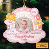 Personalized Baby First Christmas Photo Ornament OB114 32O34 1