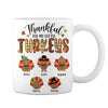 Personalized Grandma Thankful For My Little Turkeys Mug OB111 32O28 1