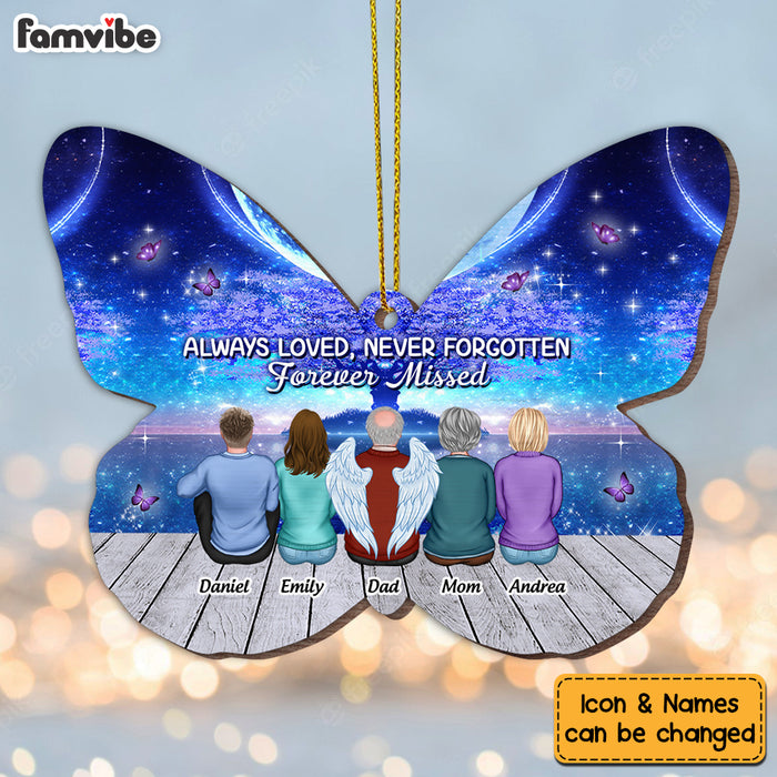 Personalized Memo Always Loved Never Forgotten Forever Missed Ornament SB143 30O53 1