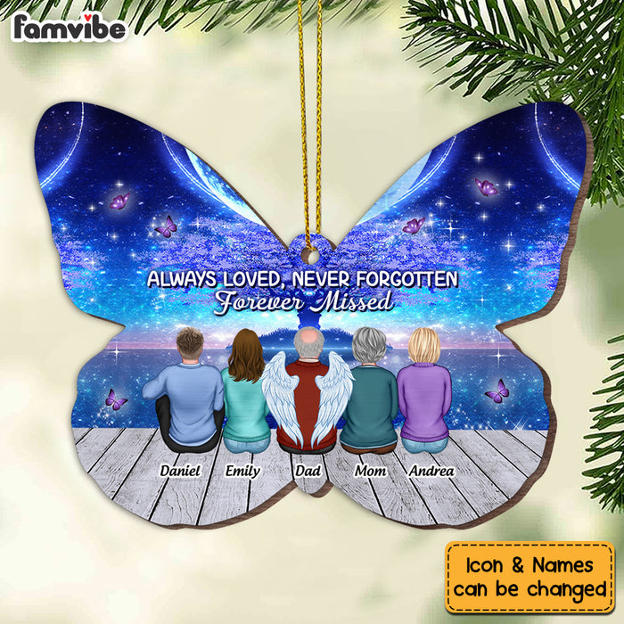 Personalized Memo Always Loved Never Forgotten Forever Missed Ornament SB143 30O53 1