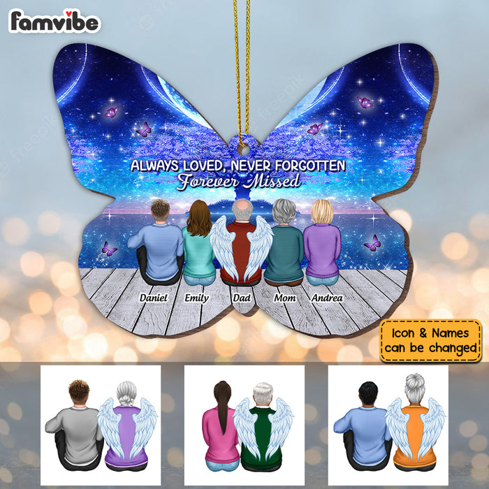 Personalized Memo Always Loved Never Forgotten Forever Missed Ornament SB143 30O53 1