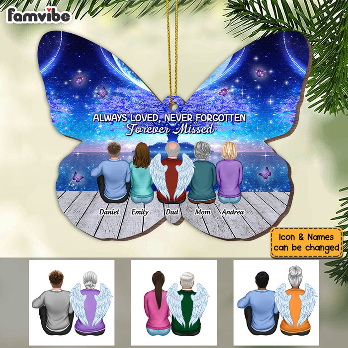Personalized Memo Always Loved Never Forgotten Forever Missed Ornament SB143 30O53 1
