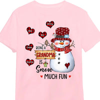 Personalized Grandma Snowman Shirt - Hoodie - Sweatshirt OB112 23O28 thumb 1
