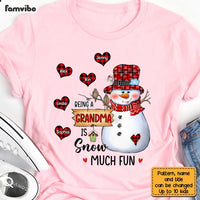Personalized Grandma Snowman Shirt - Hoodie - Sweatshirt OB112 23O28 thumb 1