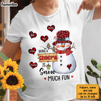 Personalized Grandma Snowman Shirt - Hoodie - Sweatshirt OB112 23O28 thumb 1