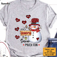 Personalized Grandma Snowman Shirt - Hoodie - Sweatshirt OB112 23O28 thumb 1