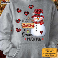 Personalized Grandma Snowman Shirt - Hoodie - Sweatshirt OB112 23O28 thumb 1