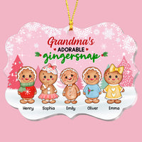 Personalized  Grandma's Adorable Gingersnap Benelux Ornament OB122 36O53 thumb 1