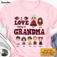 Personalized I Love Being A Grandma Custom Title Leopard Buffalo Plaid Shirt - Hoodie - Sweatshirt OB123 58O28 thumb 1