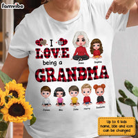Personalized I Love Being A Grandma Custom Title Leopard Buffalo Plaid Shirt - Hoodie - Sweatshirt OB123 58O28 thumb 1