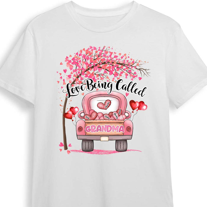 Personalized Love Being Called Grandma  Shirt - Hoodie - Sweatshirt OB134 36O67 1