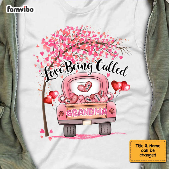 Personalized Love Being Called Grandma  Shirt - Hoodie - Sweatshirt OB134 36O67 1