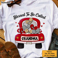 Personalized Grandma Truck Buffalo Plaid Heart Shirt - Hoodie - Sweatshirt OB127 58O47 thumb 1