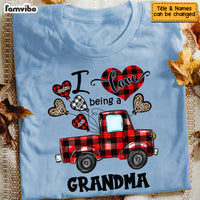 Personalized Love Being A Grandma Buffalo Truck Shirt - Hoodie - Sweatshirt OB124 58O53 thumb 1
