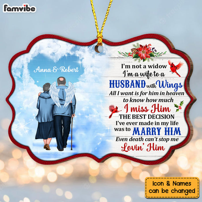 Personalized Memo I'm Not A Widow Benelux Ornament OB122 23O53 1