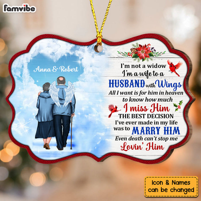 Personalized Memo I'm Not A Widow Benelux Ornament OB122 23O53 1