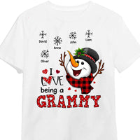 Personalized Grandma Snowman Shirt - Hoodie - Sweatshirt OB131 85O28 thumb 1