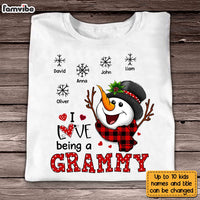 Personalized Grandma Snowman Shirt - Hoodie - Sweatshirt OB131 85O28 thumb 1
