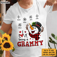Personalized Grandma Snowman Shirt - Hoodie - Sweatshirt OB131 85O28 thumb 1