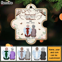 Personalized Memo Thank You For Being A Piece Ornament OB145 32O28 thumb 1