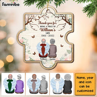 Personalized Memo Thank You For Being A Piece Ornament OB145 32O28 thumb 1