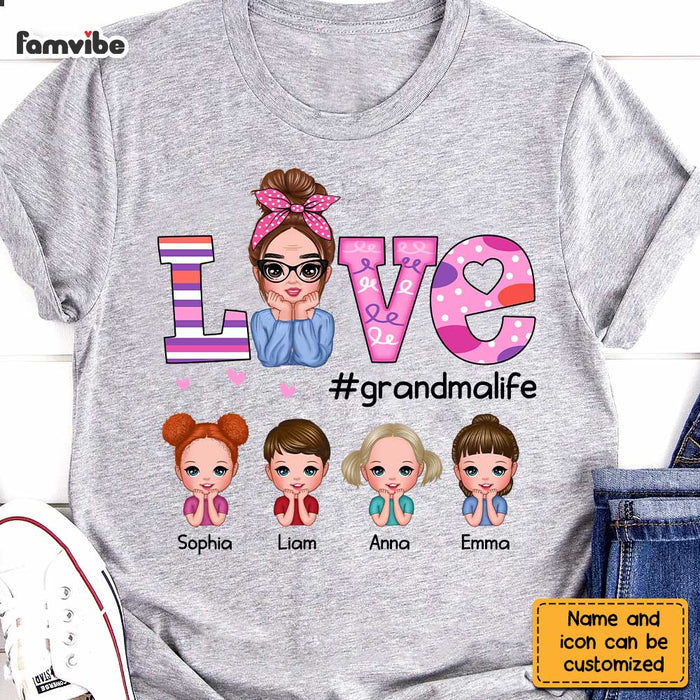 Personalized Love Grandma Life Shirt - Hoodie - Sweatshirt OB131 30O28 1