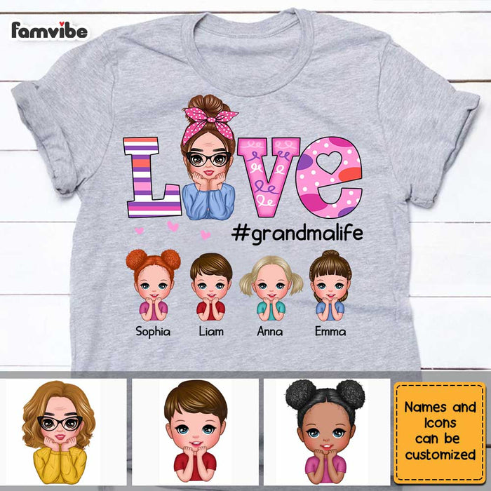 Personalized Love Grandma Life Shirt - Hoodie - Sweatshirt OB131 30O28 1