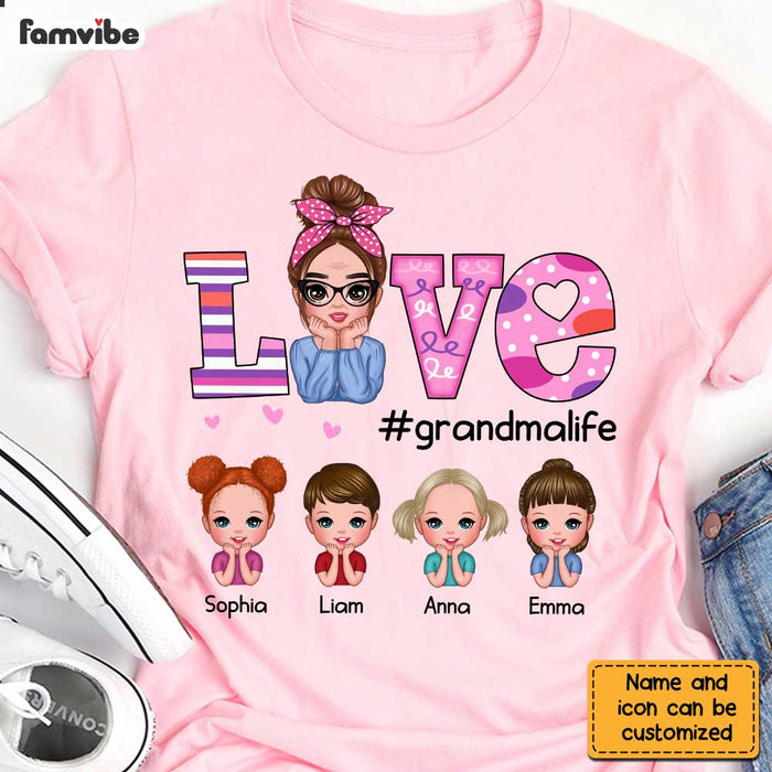 Personalized Love Grandma Life Shirt - Hoodie - Sweatshirt OB131 30O28 1