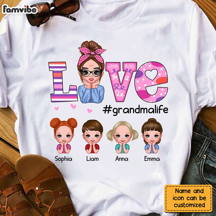 Personalized Love Grandma Life Shirt - Hoodie - Sweatshirt OB131 30O28 1