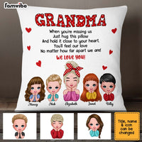 Personalized To Grandma Polka Dot Pillow OB132 23O67 thumb 1