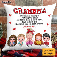 Personalized To Grandma Polka Dot Pillow OB132 23O67 thumb 1