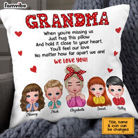 Personalized To Grandma Polka Dot Pillow OB132 23O67 thumb 1