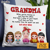 Personalized To Grandma Polka Dot Pillow OB132 23O67 thumb 1