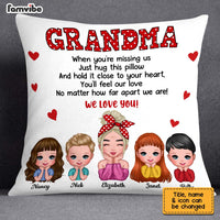 Personalized To Grandma Polka Dot Pillow OB132 23O67 thumb 1