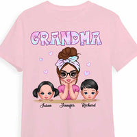 Personalized Grandma Iridescent Leopard Plaid Shirt - Hoodie - Sweatshirt OB132 32O34 thumb 1