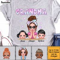Personalized Grandma Iridescent Leopard Plaid Shirt - Hoodie - Sweatshirt OB132 32O34 thumb 1