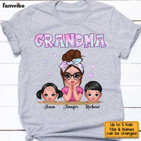 Personalized Grandma Iridescent Leopard Plaid Shirt - Hoodie - Sweatshirt OB132 32O34 thumb 1