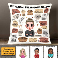 Personalized Mental Health Breakdown Pillow OB135 36O47 thumb 1
