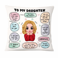 Personalized  Words Of Support Self Care Clarity Mental Health Affirmations Pillow OB133 58O47 thumb 1