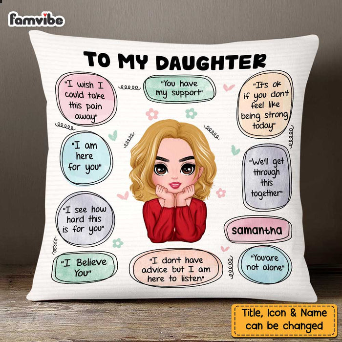 Personalized  Words Of Support Self Care Clarity Mental Health Affirmations Pillow OB133 58O47 1