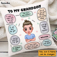 Personalized  Words Of Support Self Care Clarity Mental Health Affirmations Pillow OB133 58O47 thumb 1