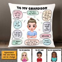 Personalized  Words Of Support Self Care Clarity Mental Health Affirmations Pillow OB133 58O47 thumb 1