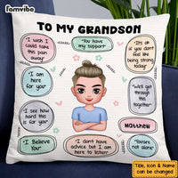 Personalized  Words Of Support Self Care Clarity Mental Health Affirmations Pillow OB133 58O47 thumb 1