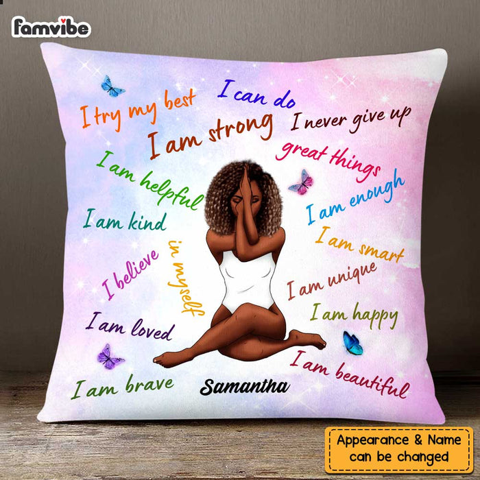 Personalized I Am Affirmation Pillow OB134 30O47 1