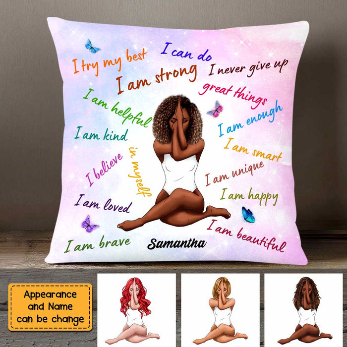 Personalized I Am Affirmation Pillow OB134 30O47 1