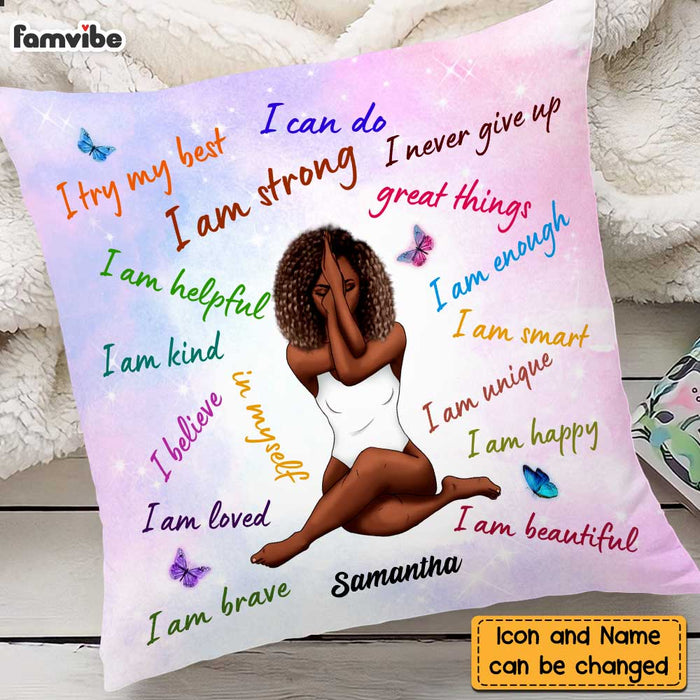 Personalized I Am Affirmation Pillow OB134 30O47 1