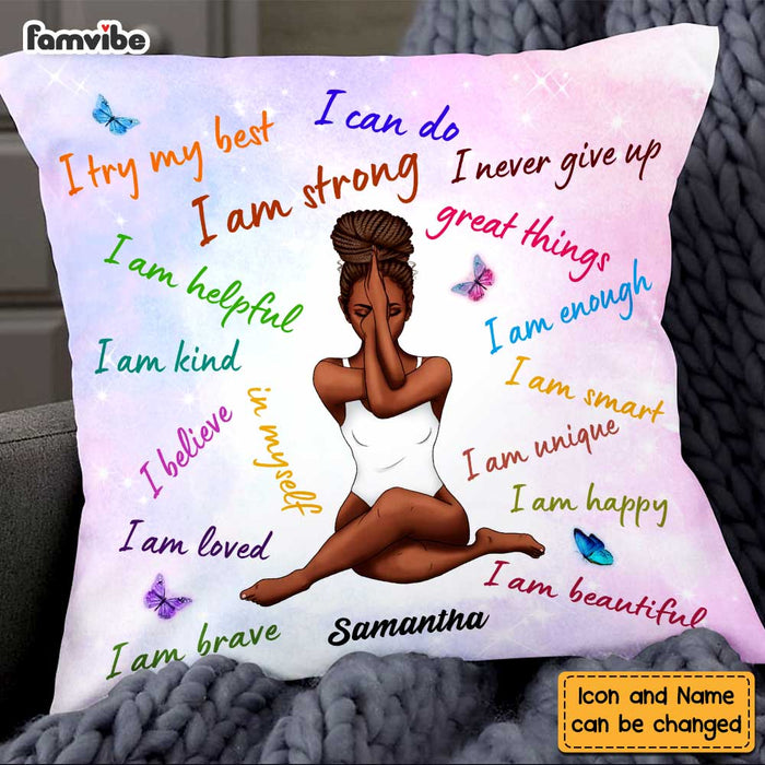Personalized I Am Affirmation Pillow OB134 30O47 1